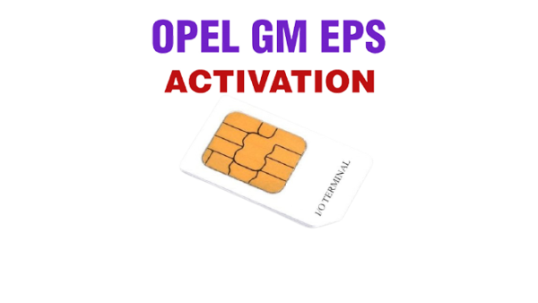 ACTIVATION OPEL/GM EPS